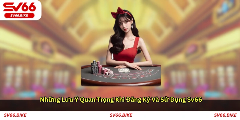 Những lưu ý quan trọng khi đăng ký và sử dụng SV66